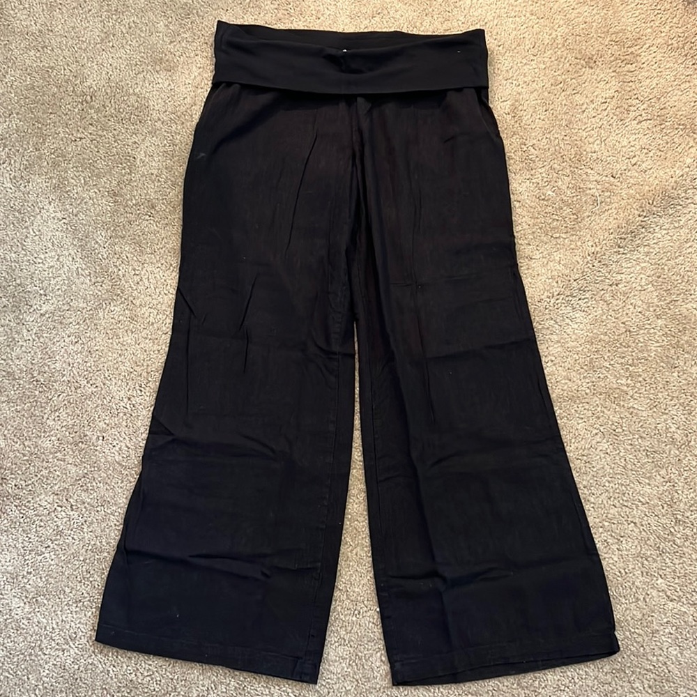 Women’s Old Navy Large Black Linen Pants